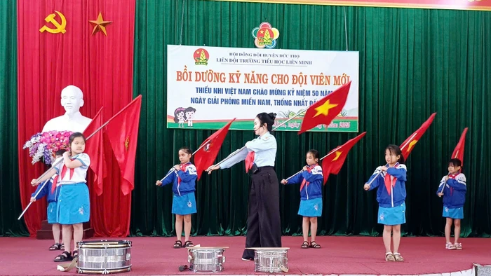 Một số hoạt động Đội tại Trường Tiểu học Liên Minh.