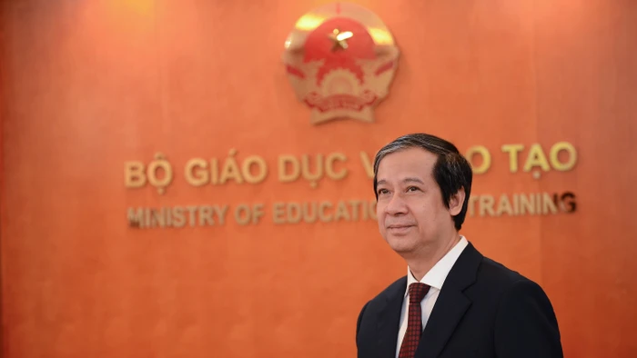 Bộ trưởng Bộ GD&ĐT Nguyễn Kim Sơn. Ảnh: MOET