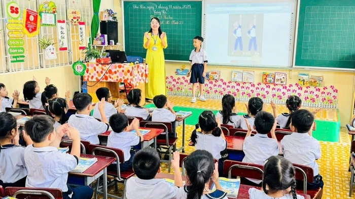 Cô Nguyễn Thị Thanh Thảo, giáo viên Trường Tiểu học Thuận Kiều (TP Hồ Chí Minh). Ảnh: NVCC