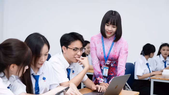 Giảng viên Trường Đại học Công Thương TPHCM trong giờ dạy học. Ảnh: NTCC