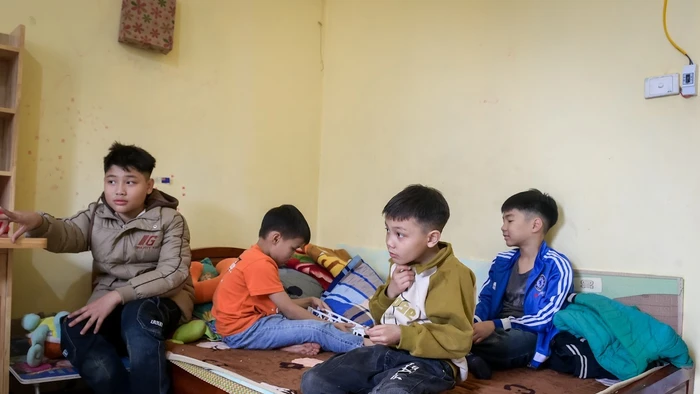 Những đứa trẻ mồ côi đang được chăm sóc, nuôi dưỡng trong vòng tay yêu thương tại Trung tâm Bảo trợ xã hội Hà Nam.