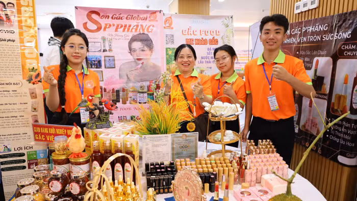 Dự án “P’PHẲNG GLOBAL GAC” của sinh viên Trường Đại học Kiên Giang. Ảnh: TG