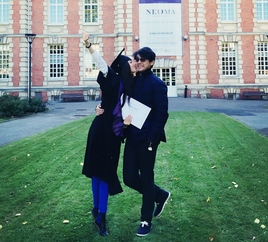 Hàn Văn Văn và Chu Hiếu Thiên gắn như sam từ năm 2015. Ảnh: Sohu. Hàn Văn Văn và Chu Hiếu Thiên gắn như sam từ năm 2015. Ảnh: Sohu.