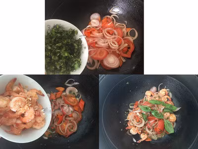 Tom xao hung que dam da huong vi cho bua com gia dinh - Anh 2