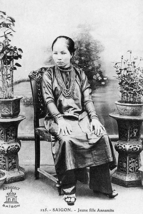 Ngay xuan, nhin lai thoi trang cua phu nu Sai Gon xua - Anh 5