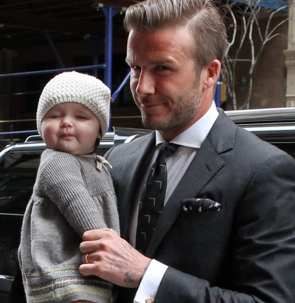 David Beckham và con gái cưng - Harper David Beckham và con gái cưng - Harper