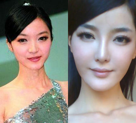 Sốc với dung nhan khi chưa chỉnh sửa của người mẫu Trung Quốc
