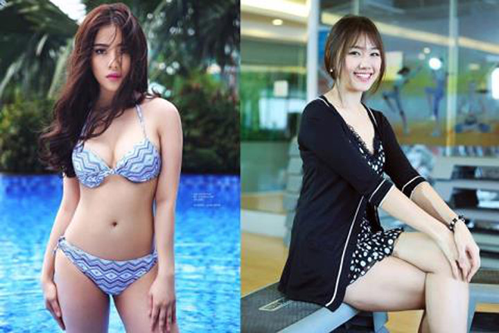 Bạn gái tin đồn của Tiến Đạt nóng bỏng hơn Hari Won