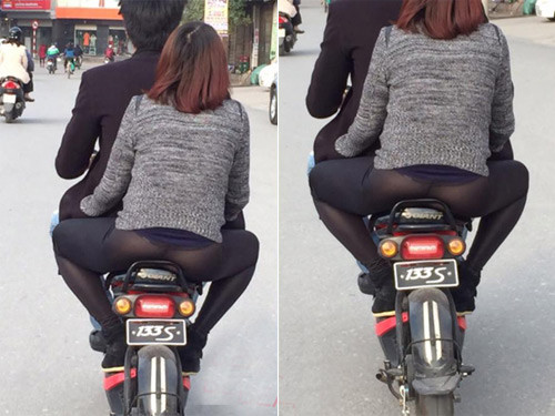 Thiếu nữ này khiến người đi đường "xốn con mắt bên phải, đỏ con mắt bên trái"