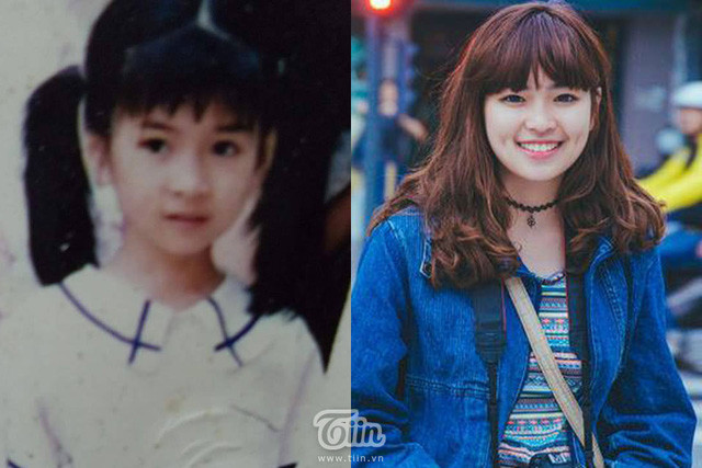 Ảnh thuở bé của hot girl phố núi sở hữu lúm đồng tiền "chết người" ảnh 2 So với lúc còn bé, Khánh Vân không thay đổi nhiều. Đặc biệt là 2 má lúm đồng tiền giúp cô nổi bật khi cười.