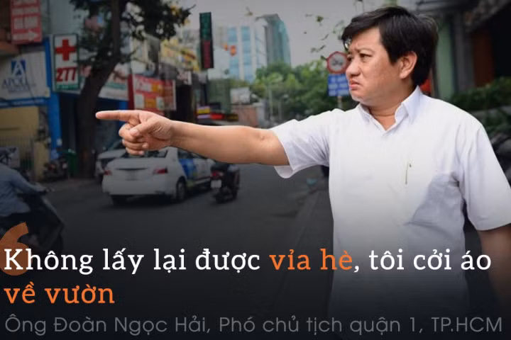 Những phát ngôn ấn tượng trong việc đòi vỉa hè cho người đi bộ