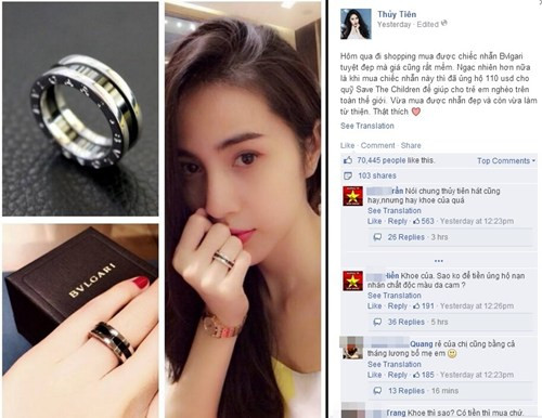 Những lần khoe của gây tranh cãi của Công Vinh-Thủy Tiên