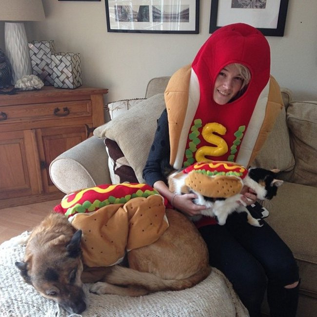 15 màn hóa trang Haloween “khó đỡ” giữa người và thú cưng hình ảnh 2 15 man hoa trang haloween “kho do” giua nguoi va thu cung hinh anh 2