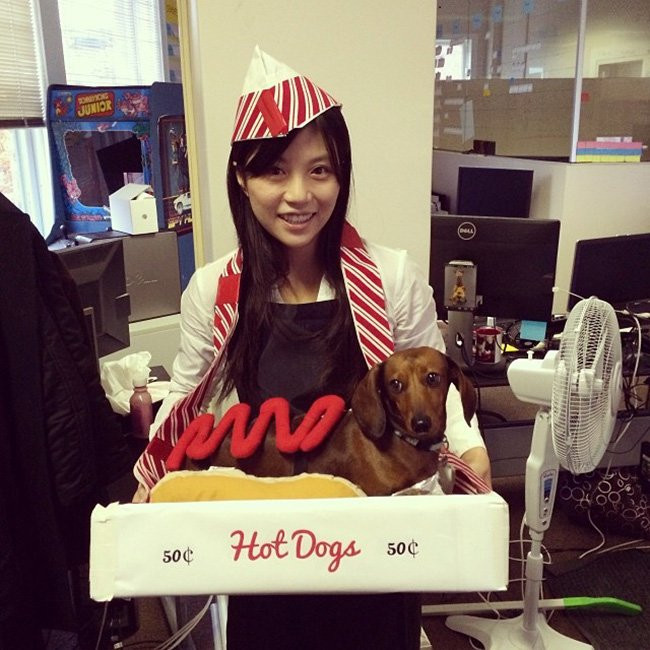 15 màn hóa trang Haloween “khó đỡ” giữa người và thú cưng hình ảnh 3 15 man hoa trang haloween “kho do” giua nguoi va thu cung hinh anh 3