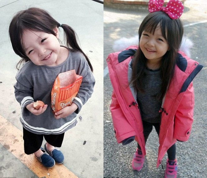 Không chỉ có khuôn mặt đáng yêu, Jae Eun còn có phong cách thời trang khá cá tính. Bé gái 3 tuổi trở thành hiện tượng mạng