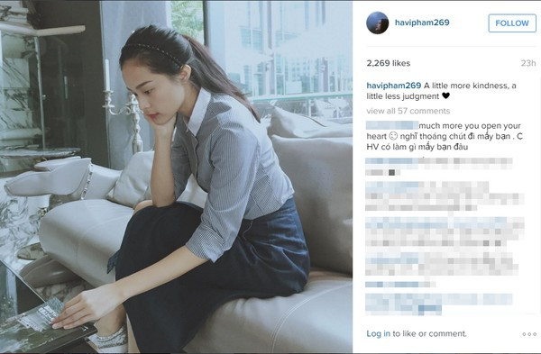 Hot girl Hạ Vi bóng gió chuyện tình cảm với Cường Đô la