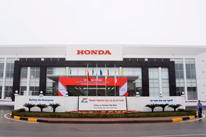 Toàn cảnh Trung tâm Đào tạo lái xe an toàn của Honda Việt Nam