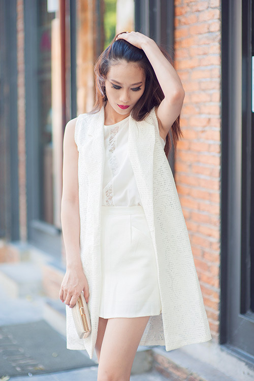 5 cách mặc áo vest không tay đẹp miễn chê ngày cuối Thu - 5