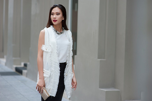 5 cách mặc áo vest không tay đẹp miễn chê ngày cuối Thu - 13