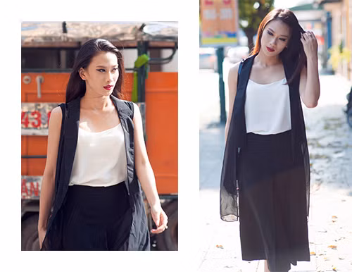 5 cách mặc áo vest không tay đẹp miễn chê ngày cuối Thu - 10