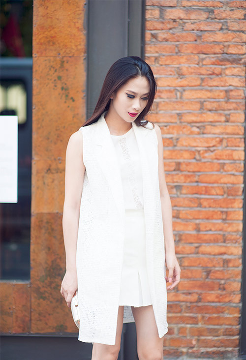 5 cách mặc áo vest không tay đẹp miễn chê ngày cuối Thu - 3