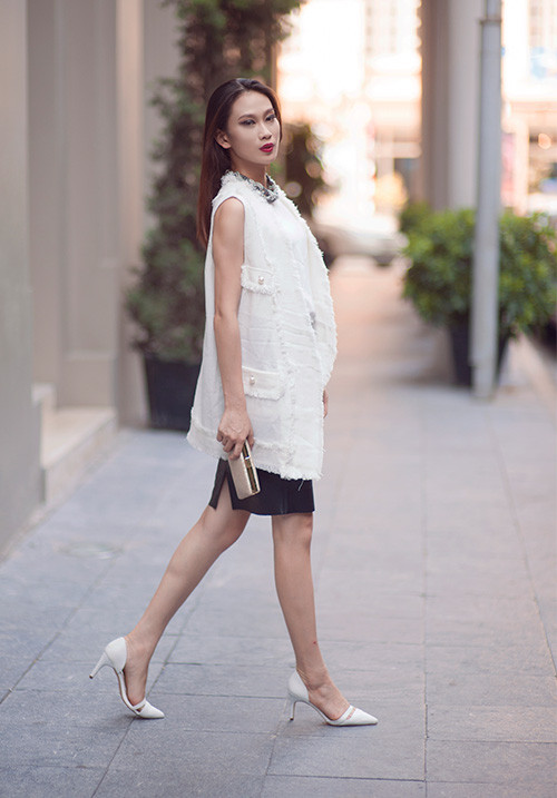 5 cách mặc áo vest không tay đẹp miễn chê ngày cuối Thu - 12