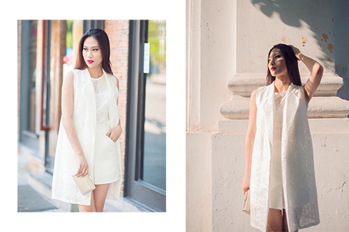 5 cách mặc áo vest không tay đẹp miễn chê ngày cuối Thu - 2