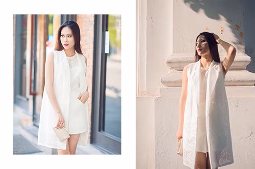 5 cách mặc áo vest không tay đẹp miễn chê ngày cuối Thu - 2