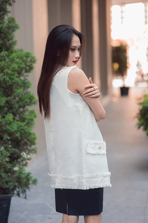 5 cách mặc áo vest không tay đẹp miễn chê ngày cuối Thu - 14