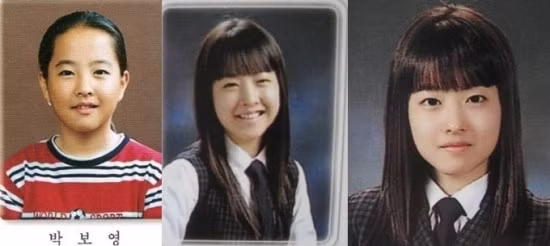 Ảnh chụp Park Bo Young thời cắp sách tới trường