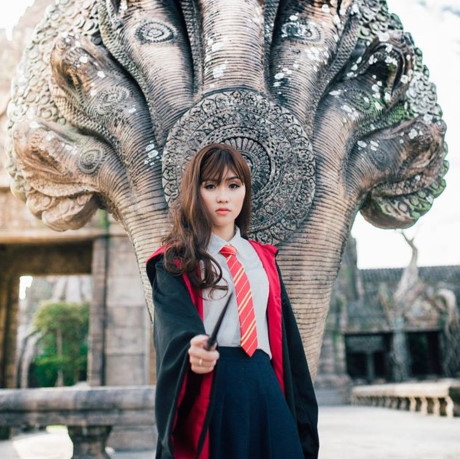 Ảnh cưới hóa thân thành Harry Potter của đôi trẻ Đà Nẵng - Ảnh 9 Anh cuoi hoa than thanh Harry Potter cua doi tre Da Nang - Anh 9