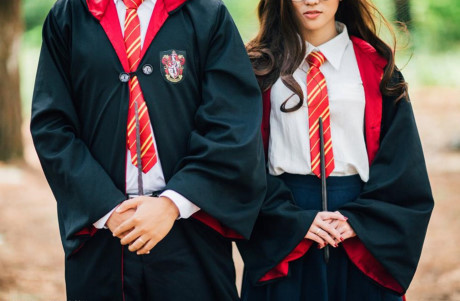 Ảnh cưới hóa thân thành Harry Potter của đôi trẻ Đà Nẵng - Ảnh 6 Anh cuoi hoa than thanh Harry Potter cua doi tre Da Nang - Anh 6