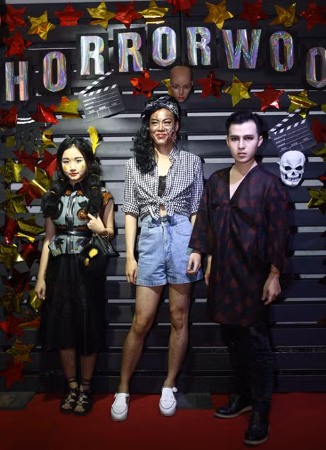 Dem Halloween phong cach Hollywood cua SV thoi trang - Anh 8