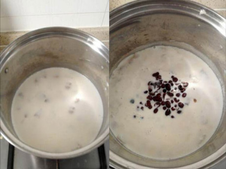 Chè khoai môn đậu đỏ nóng hổi ăn ngày đông lạnh giá - Ảnh 4 Che khoai mon dau do nong hoi an ngay dong lanh gia - Anh 4