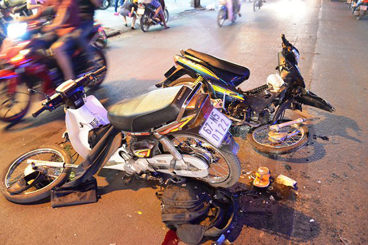 Hiện trường vụ tai nạn