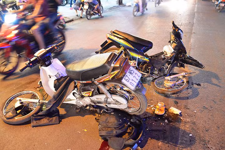 Hiện trường vụ tai nạn