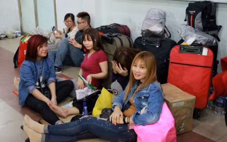 Hinh anh: Ga Sai Gon dong duc hanh khach ngay can Tet - Anh 4