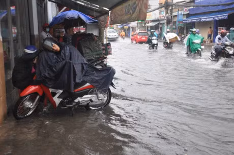 Mua tam ta, nhieu noi o Sai Gon duoc 
