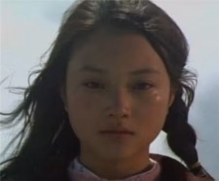 Lý Tiểu Lộ có gương mặt bầu bĩnh hơn khi chưa phẫu thuật thẩm mỹ.