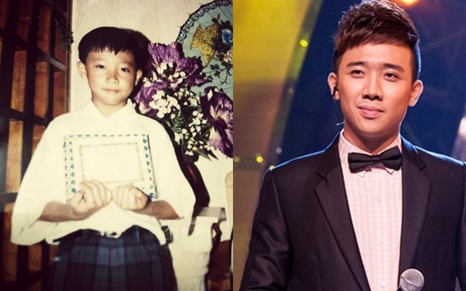 Trấn Thành chia sẻ hình ngày bé lên Facebook cá nhân cùng lời bình luận hóm hỉnh: "Một thời vang bóng! Em của ngày hôm qua". Bức ảnh thu hút hơn 109 nghìn lượt thích và nhiều chia sẻ. Đa số người đều nhận xét rằng gương mặt nam MC đã có nhiều thay đổi theo thời gian, duy chỉ có điệu người nhếch môi bí ẩn là không hề thay đổi. So phong độ các quý ông làng hài Việt ngày ấy - bây giờ