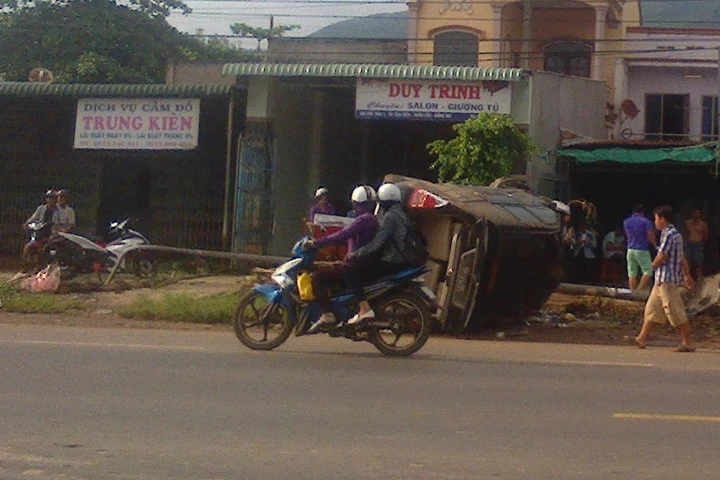 Hiện trường vụ tai nạn