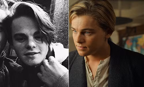 Leonardo DiCaprio (phải) và Konrad Annerud không khác gì anh em sinh đôi.