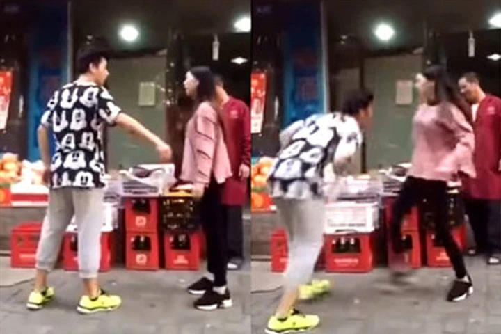Đạp vào “chỗ hiểm” của bạn trai không thương tiếc vì bị từ chối mua... hoa quả