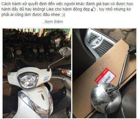 Học sinh lớp 11 đâm vỡ gương Mazda3 để lại lời nhắn cho chủ xe gây sốt mạng xã hội - Ảnh 3 Hoc sinh lop 11 dam vo guong Mazda3 de lai loi nhan cho chu xe gay sot mang xa hoi - Anh 3