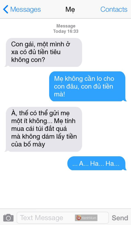 Những ông bố, bà mẹ và chùm tin nhắn Nhung ong bo, ba me va chum tin nhan