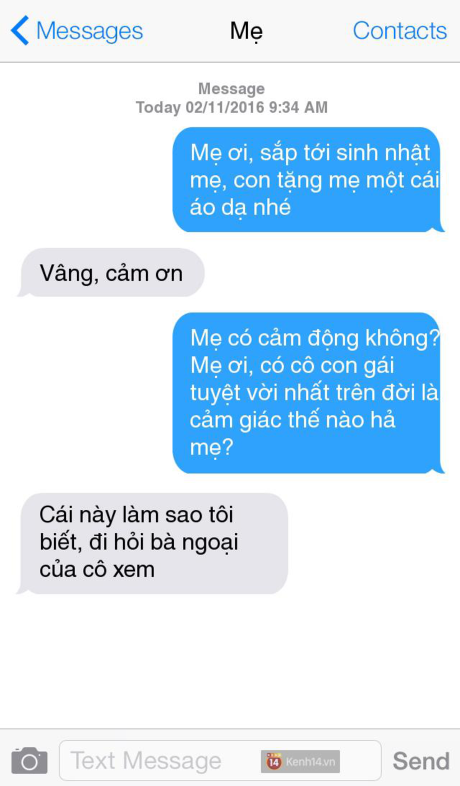 Những ông bố, bà mẹ và chùm tin nhắn Nhung ong bo, ba me va chum tin nhan