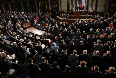 Lần đầu phát biểu trước Hạ viện, TT D. Trump hứa Lan dau phat bieu truoc Ha vien, TT D. Trump hua