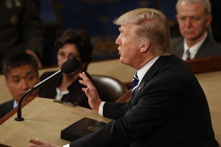 Tổng thống D. Trump phát biểu trước Hạ viện
