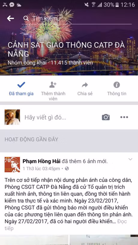 CSGT Da Nang phat xe bien xanh cua phuong vi do sai - Anh 2