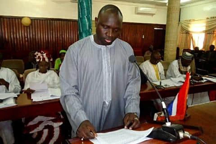 Cựu Bộ trưởng Nội vụ Gambia Ousman Sonko. Nguồn: freedomnewspaper